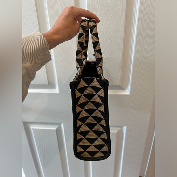 Prada Small Symbole Embroidered Fabric Handbag - Picture 12 of 16